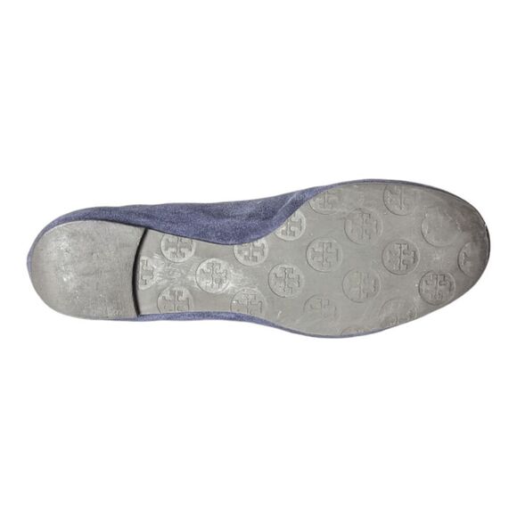 TORY BURCH Reva Navy Suede Ballet Flat Size 8.5M - Picture 9 of 9